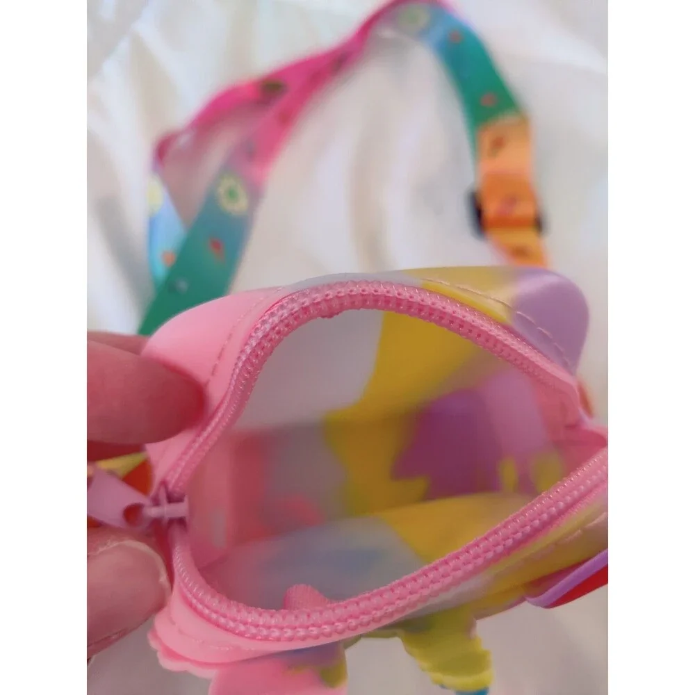 Girl's Unicorn Pop Bubble Fidget Purse Wallet with Colorful Strap